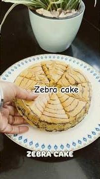 Kids will love it anyway 😍|Zebra Cake |zebra cake#shortsfeed #short #zebracake #recipe #