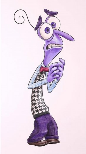 How to Color Fear | Inside Out Coloring Pages