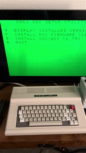Tandy Color computer Cocosdc firmware.