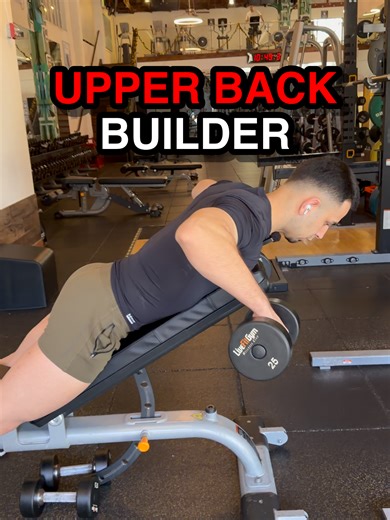 This is one of my favorite upper back builders 🔥 Incline dumbbell rows are amazing for targeting the upper back, traps, and rhomboids while keeping tension exactly where you want it. Key cues: • Chest supported to remove momentum • Elbows flare slightly out • Squeeze hard at the top of every rep • Control the weight on the way down Run these for 4 sets of 10–12 reps and focus on quality over load. If you want a thicker, more detailed back, don’t skip this one. Follow for more back day tips 💪 #