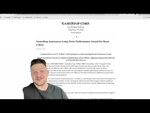 GameStop Announces $100B+ Price Target & Comp Plan!! 💸