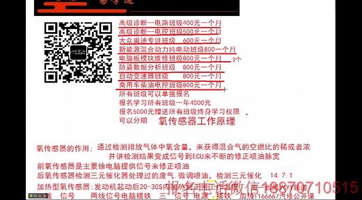 氧传感器工作原理【易学通张海龙】