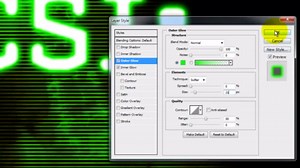 Photoshop tutorial: How to make the CSI: Crime Scene Investigation TV logo & graphic