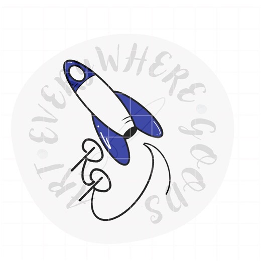 Space Rockets Theme Logo Clip Art | Transparent Background | Digital Download Student Teacher Gift - Etsy