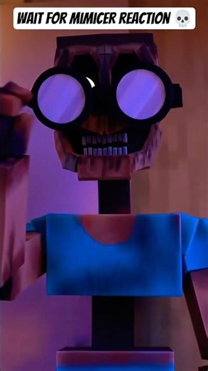 MIMICER wear glasses 🕶️ in Minecraft #fnaf #minecraftsurvivalseriesepisode1 #minecraft #huggywuggy
