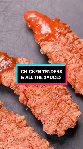 Homemade Chicken Tenders with Delicious Dipping Sauces