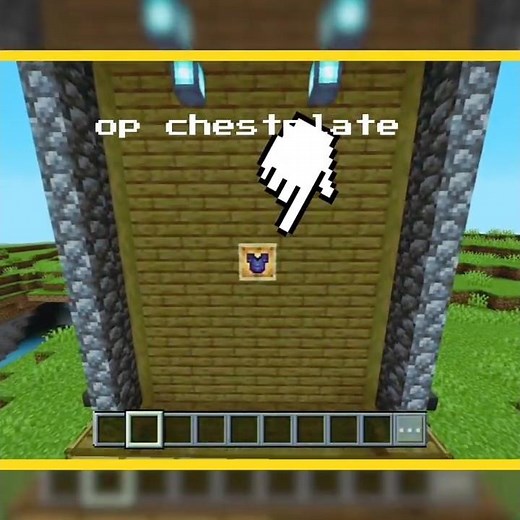 How to Make an OP Chestplate in Minecraft! 🔥🛡️ #minecraft #shorts