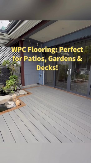 Modern homes deserve modern solutions. ✨WPC decking combines the natural look of wood with advanced durability.Waterproof, UV-resistant, and built to last — all while staying eco-friendly. Ready to design the outdoor space of your dreams? #wpc #wpcdecking #construction #diy #backyardmakeover #outdoordecking #compositedecking #gardenrenovation #decking | Linicewood Grace | Facebook