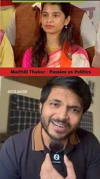 Impact of Maithili thakur Joining BJP in Bihar election #shortsfeed #maithilithakur