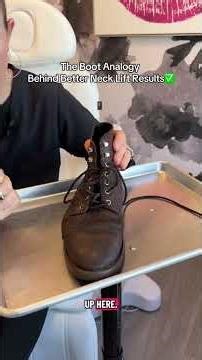 Neck Lift| Boot Analogy| Facial Plastic Surgery