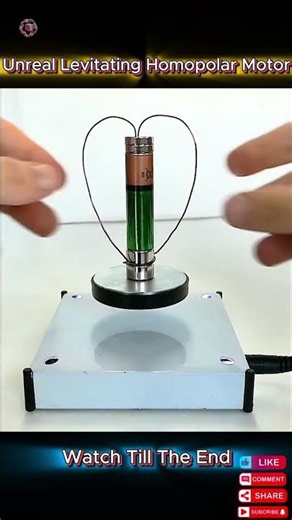 🔥 Unreal Levitating Homopolar Motor – The Most Mind-Blowing Magnetic Levitation Trick Ever!