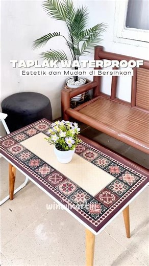 Waterproof Tablecloth, Product link can be clicked on the image below the video #shorts #racunshopee