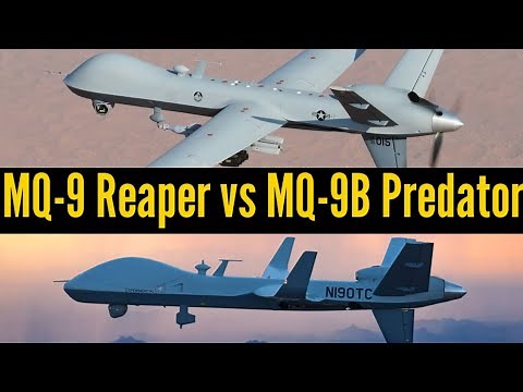 MQ-9 Reaper vs MQ-9B Predator | which drone is best? | combat drone comparison