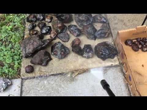 Cleaning River Valley Garnets