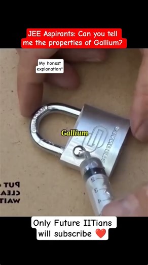 Properties of Gallium explained| IIT JEE Prep #jee #iit