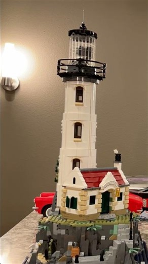 Final part building the Lego lighthouse #lego #phonk #viralshort
