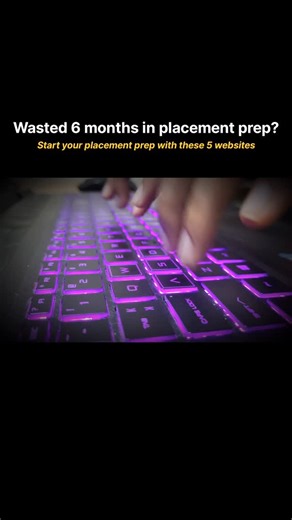 Ashish | Coding Tips | internships on Instagram: "🚀 5 websites students should ACTUALLY use for placement prep (bookmark-worthy ✅) Comment “LIST” or Any Emoji and I’ll share all the links in one place 📩 🔹 Skilled.dev – Practice real interview-style coding questions 🔹 InterviewCamp – Structured prep for top-tier product companies 🔹 Google Skills – Free, industry-approved courses recruiters respect 🔹 InterviewBit – Solid DSA + interview prep (discipline > motivation) 🔹 ByteByteGo – Learn sy