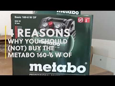 Unboxing and review of the Metabo 160-6 W OF Compressor
