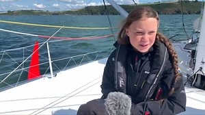 Greta Thunberg sails across Atlantic in zero-emissions yacht