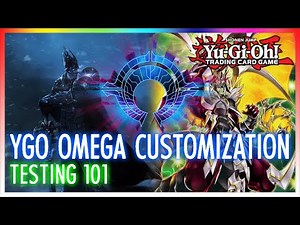 YGO Omega Custom Theme Testing, Animated Background? Sleeves? Playmat? Yu-Gi-Oh!