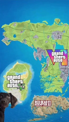 GTA V vs GTA VI vs RDR2 – Map Size Comparison! 🤯