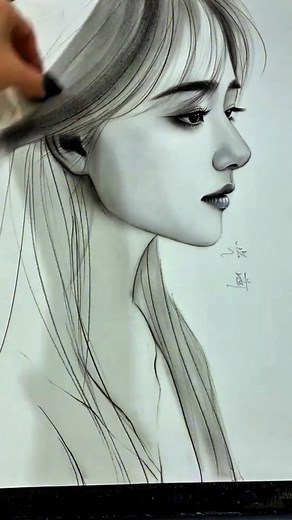 1.3K views | Learn an easy & satisfying method to draw the side face...