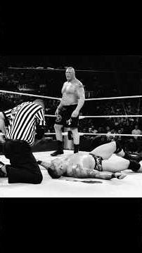When Brock Lesnar Knocked Out Randy Orton #wwe #brocklesnar #randyorton