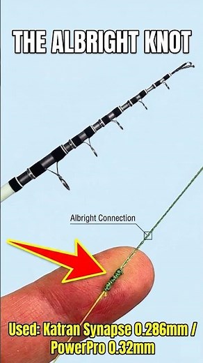 Albright fishing knot