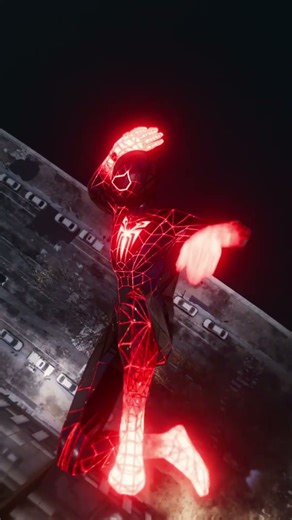 Thinker dive with Miles Morales PS4 Pro - Time of Day(Night)