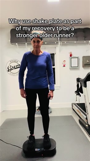 Why use shake plate as part of my recovery to be a stronger older runner?