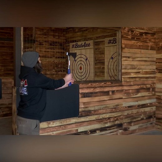 READY TO BE A BADAXE? The world's largest axe-throwing club is opening in Fresno this weekend. Gilbert Magallon ABC30 went to check it out: FULL STORY: https://abc30.com/5124085/ | ABC30 Action News
