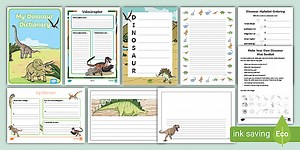 Dinosaur Themed Writing Activity Pack