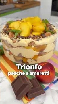 PEACH AND AMARETTI TRIUMPH