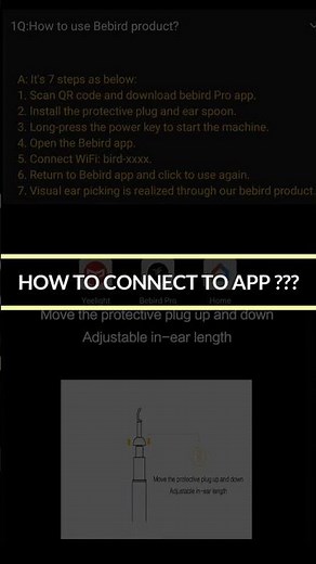 How to setup Mi Bebird Note 3 Smart Ear Cleaner with Bebird Pro app