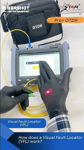 Pro Plus OTDR with Built-in VFL | Find Fiber Breaks Instantly! #fiberconnection #fibershot #otdr