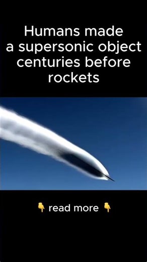 ⚡🌀The first sonic boom wasn’t from a jet… it was from THIS