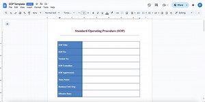 Ready-to-use SOP Template: Streamlined Format for Effortless Process Documentation I Google Docs - Etsy UK