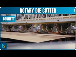 Hycorr Rotary Die Cutter 2-Color | Bennett | Corrugated Manufacturing Machinery