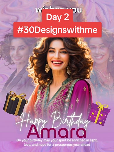 A2 Birthday Poster in Canva 🎉 | Day 2 Challenge Designing this birthday poster in A2 size using Canva! Join the 30 Days – 30 Designs Challenge 💪 Recreate this by tomorrow and tag me! #rukidesignz Hashtag use karo #30designswithme #birthdaypost #canvadesign #tiktokuk #day2 #30days30designs