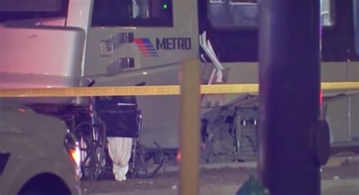 Man in wheelchair hit by METRO train near downtown Houston, police say