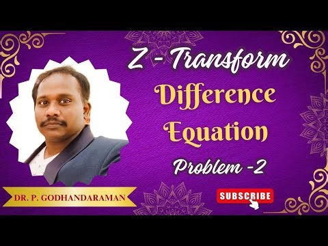 Problem 2 - Difference equation - Z Transform - 21MAB201T - Transform and Boundary Value Problem