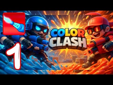 Color Clash Gameplay Walkthrough Part 1 - (Android,iOS)