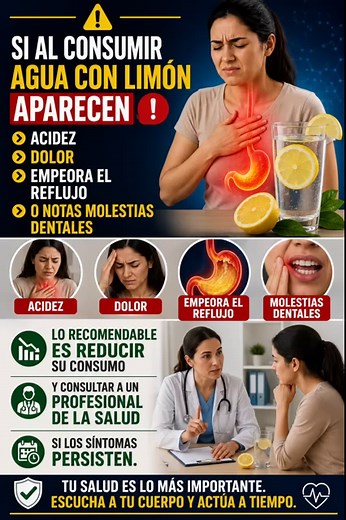 ¿El agua con limón realmente es saludable para todos? La ciencia dice que no siempre.