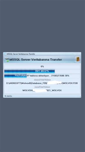 Herkes güzel güzel uyurken bir müşterimize ait yaklaşık 28 milyon kayıttan oluşan 6 yıllık datalar Firebird veritabanından Microsoft SQL Server veritabanına sessiz sedasız taşındı. Şarkıları ile geceyi aydınlatan @yildizztilbee hanıma teşekkürlerimi sunarım. İyi geceler 😴 #veritaşıma #datatansfer #sql #sqlserver #firebird surbilgisayar | Cihad Şükrü Yaşar