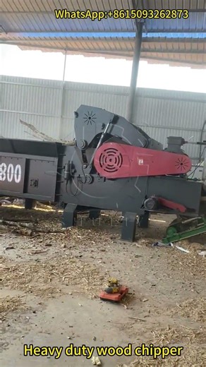Heavy Duty Wood Chipper | Powerful Wood Waste Processing into Uniform Chips
