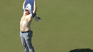 Harry Higgs, Joel Dahmen Go Shirtless At 16 As WM Phoenix Open Crowd Goes Wild