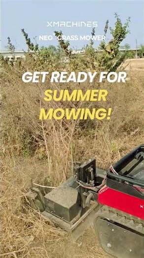 XMachines Neo Mower | Electric Grass Cutting Robot #farming #mower #lawnmowerrobot