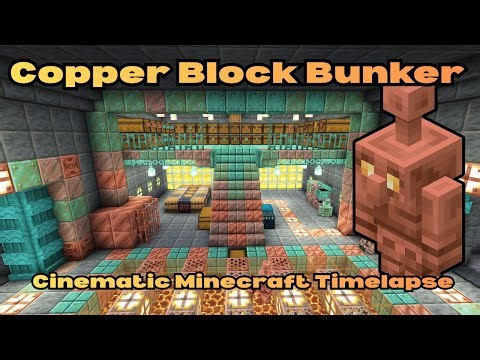 Bunker Build with the New Copper Blocks | Minecraft Timelapse (Feat. AdamTheSillyHoss & Brockbrood)