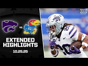 Kansas State vs. Kansas Extended Highlights | 2025 Big 12 Football