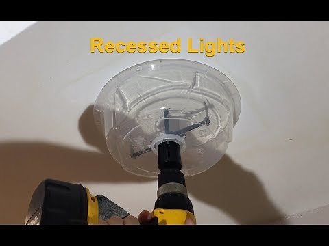 How to Install Recessed Can Lights - Milwaukee Hole Cutter